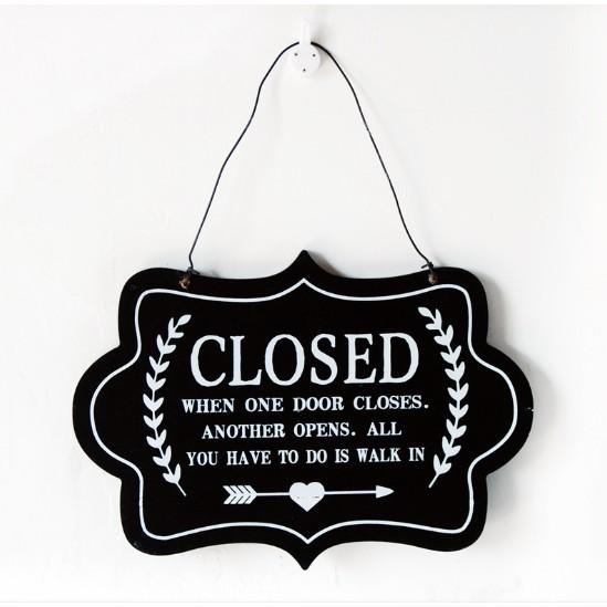 BẢNG TREO OPEN & CLOSED 2 IN 1 MẪU 3