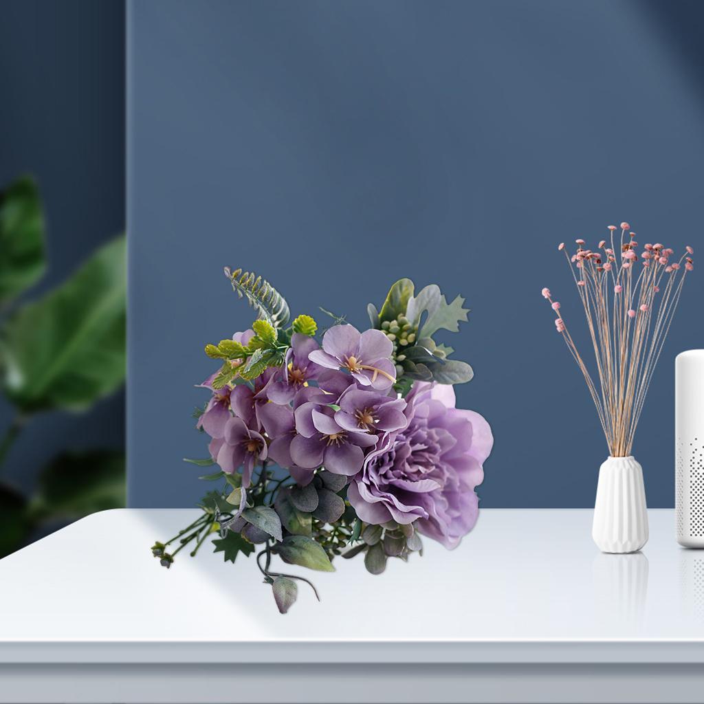 Artificial Fake Rose Flowers Bunch Bouquet Home Wedding Party Decor A