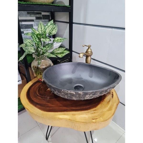 Chậu sứ mỹ thuật/lavabo mỹ thuật EV-CĐ37