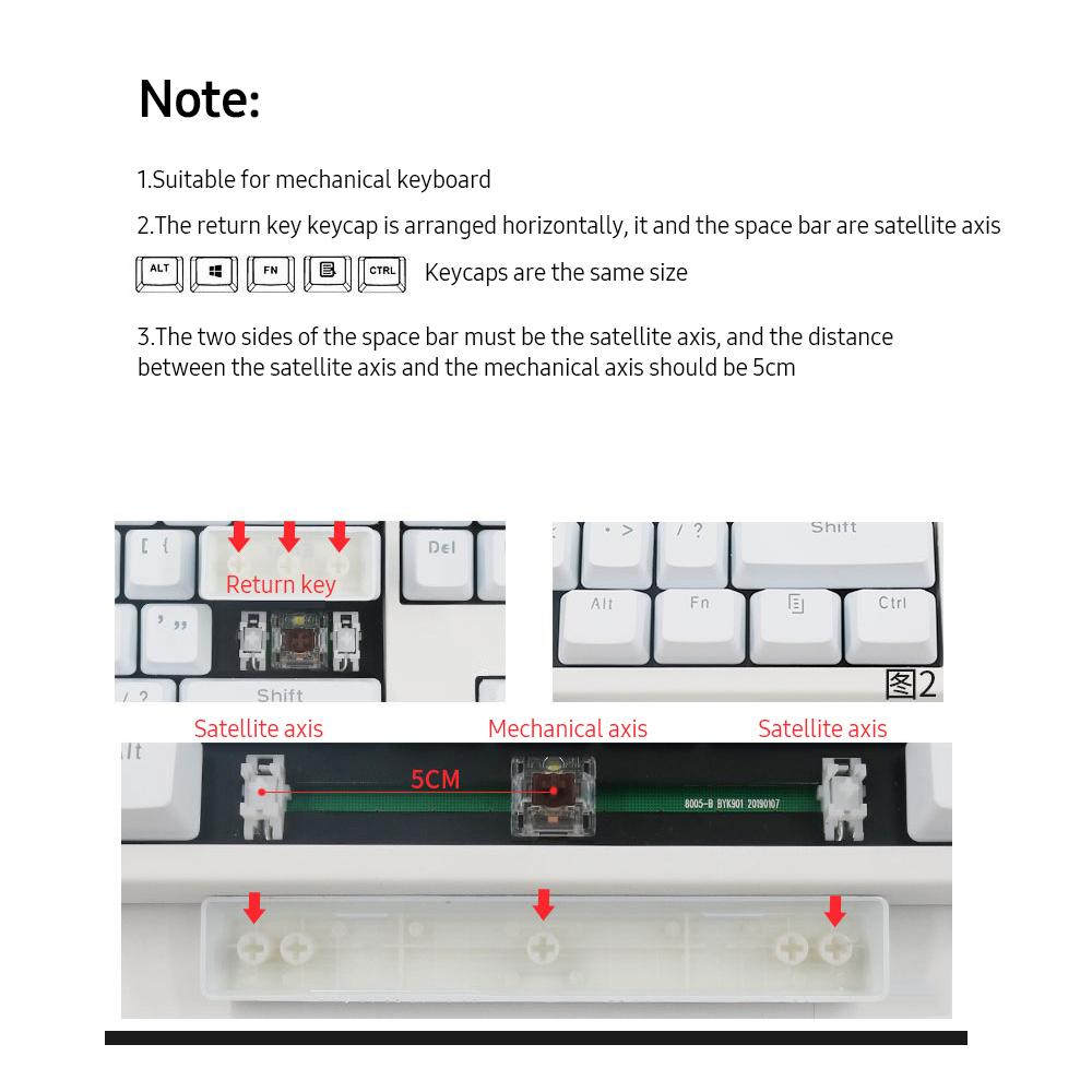 Bàn phím 104 Phím Đúc phun hai màu PBT Keycap