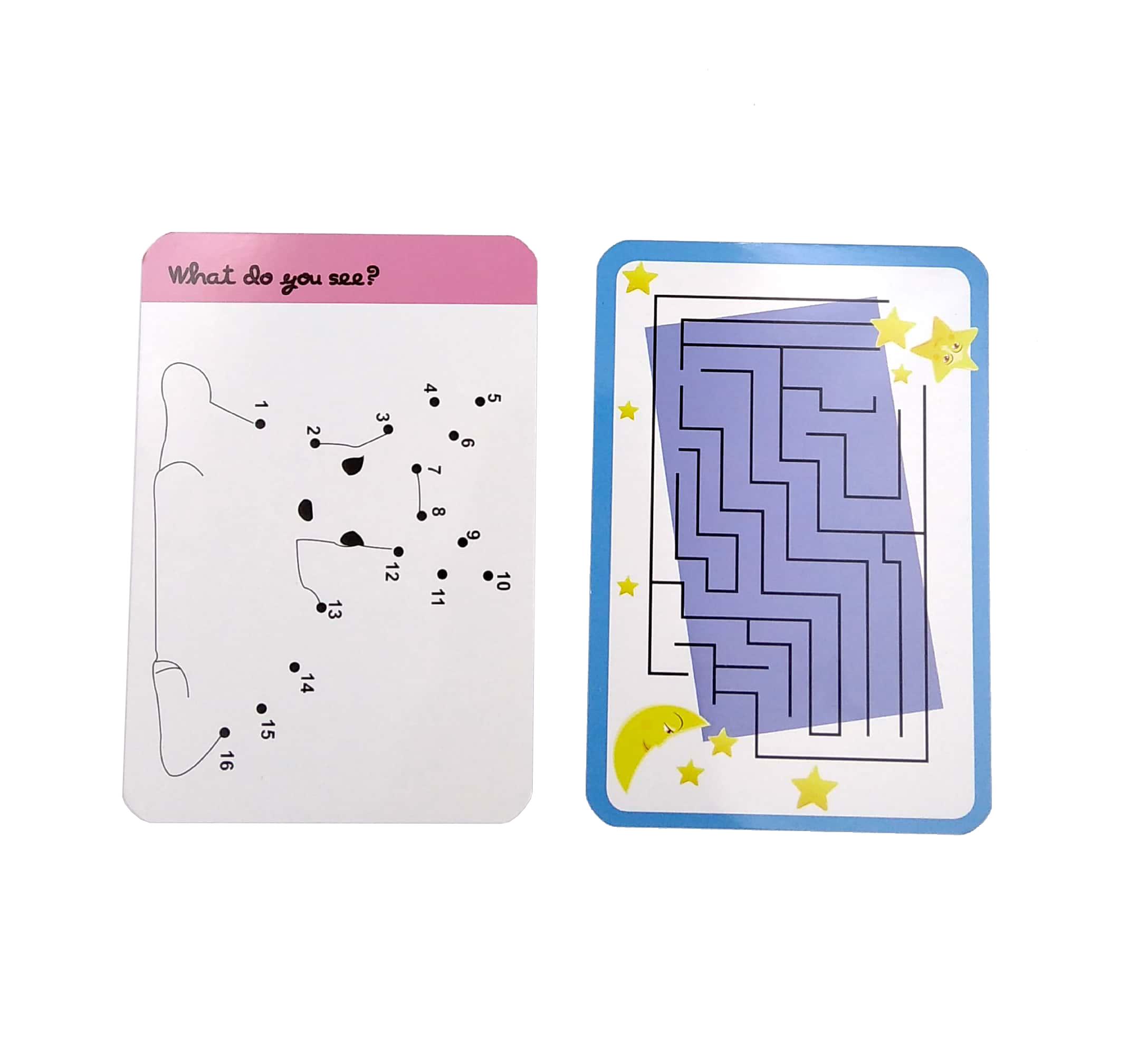 Flash Card - Doodle Activity Purple (25 Activity Cards)