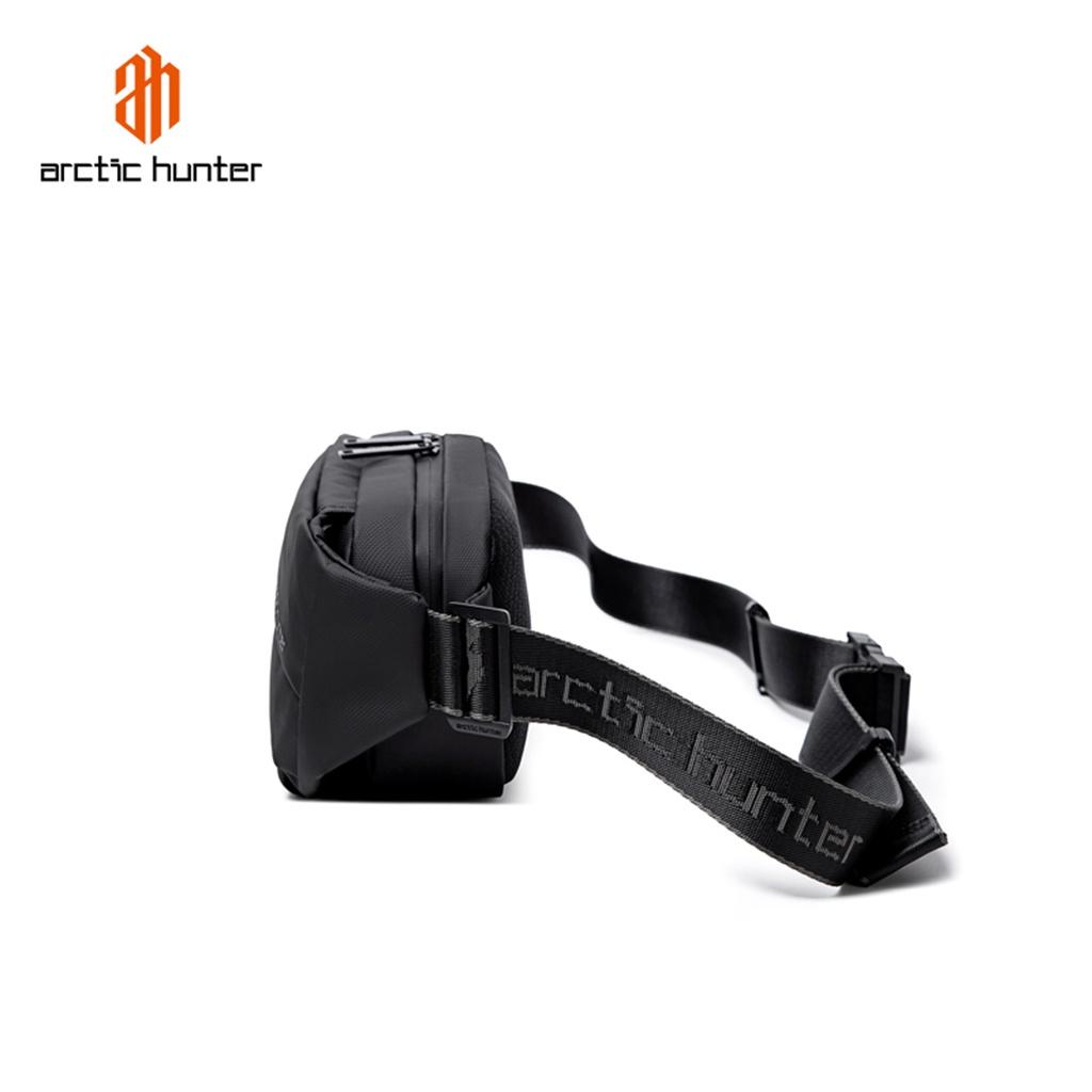 Túi đeo hông, đeo ngực Arctic Hunter YB00029 chất liệu Oxford chống thấm nước, nhiều ngăn đa năng, phù hợp chạy bộ