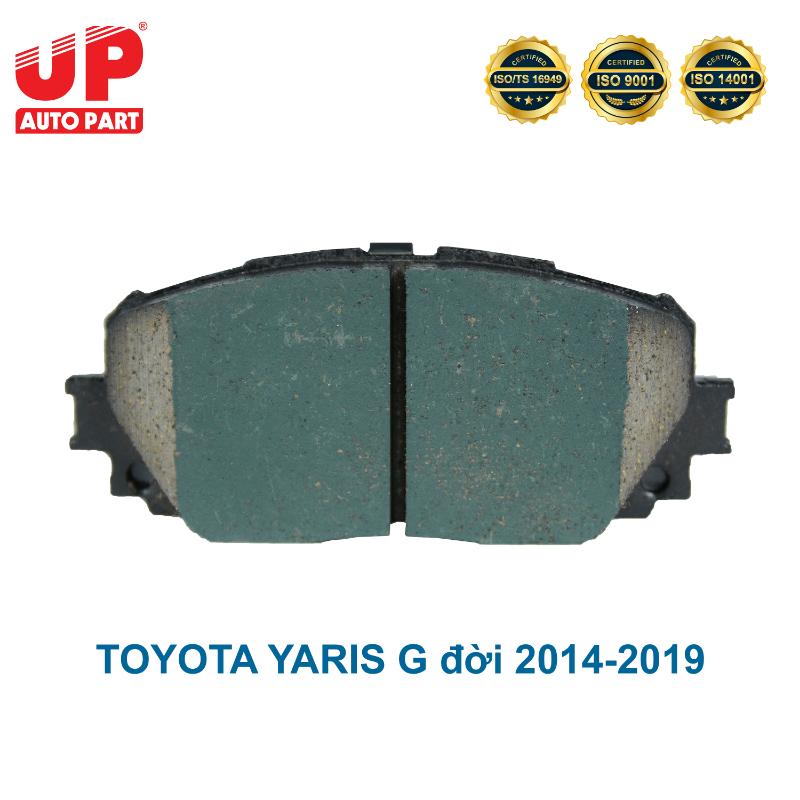 Má phanh bố thắng đĩa trước TOYOTA YARIS G đời 2014-2019