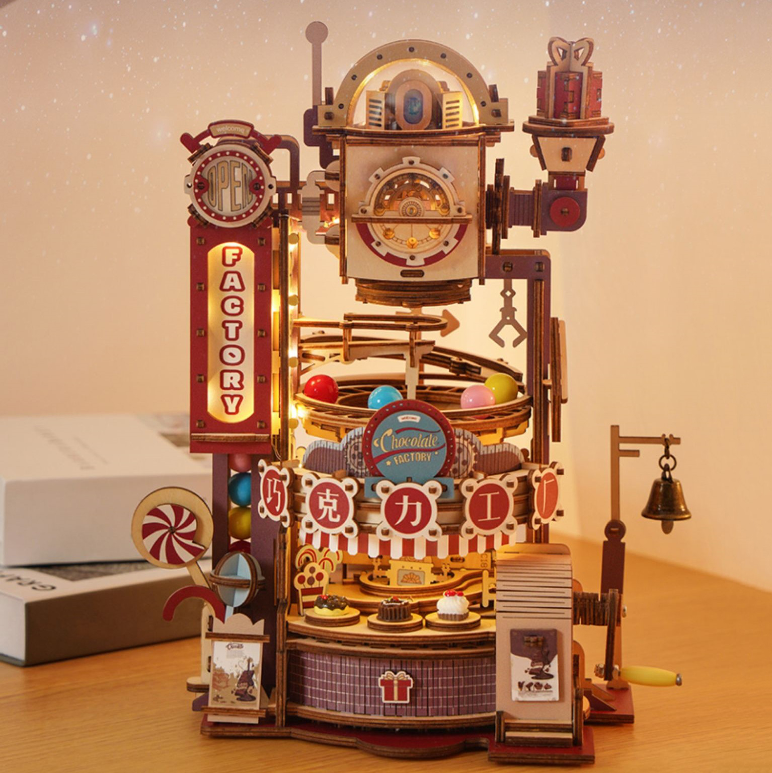 Mô hình Cơ động học Nhà máy Sô Cô La Chocolate Factory LGA02