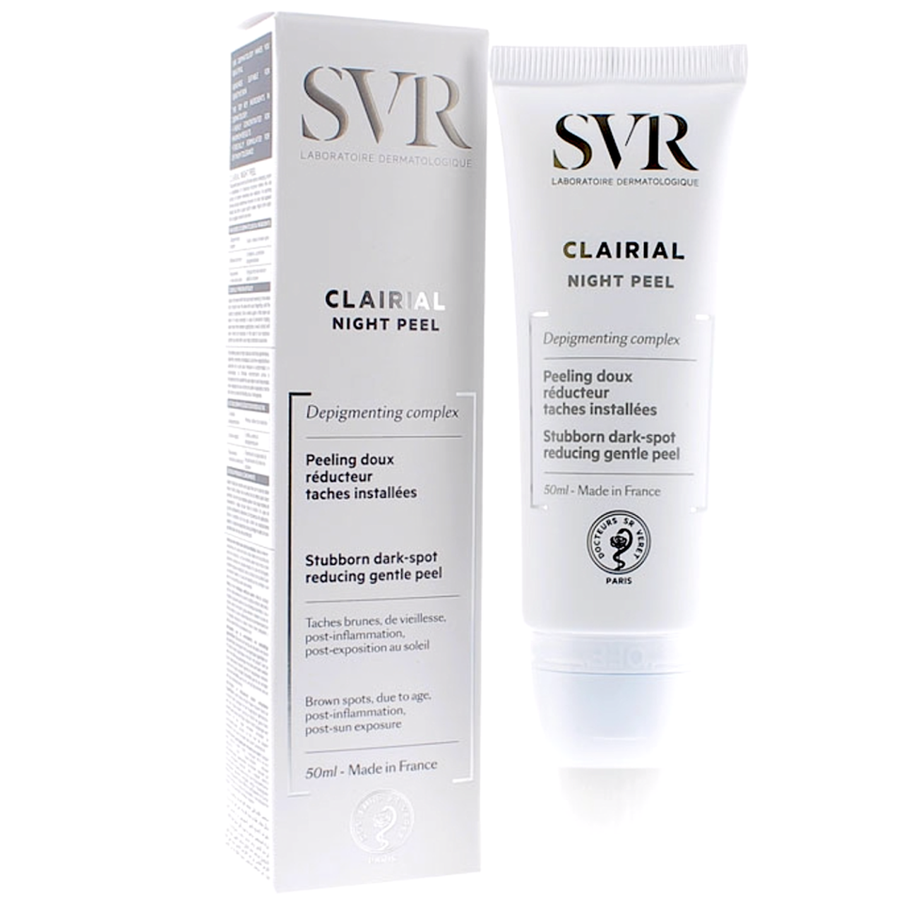 Kem Làm Mờ Vết Nám, Nám Da Và Làm Trắng Da SVR CLAIRIAL Night Peel 50ml