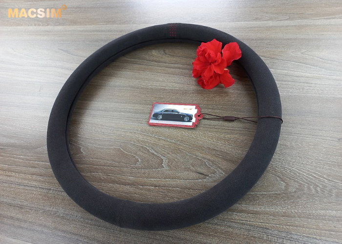 Bọc vô lăng cao cấp Macsim mã 8855 màu đen đỏ
