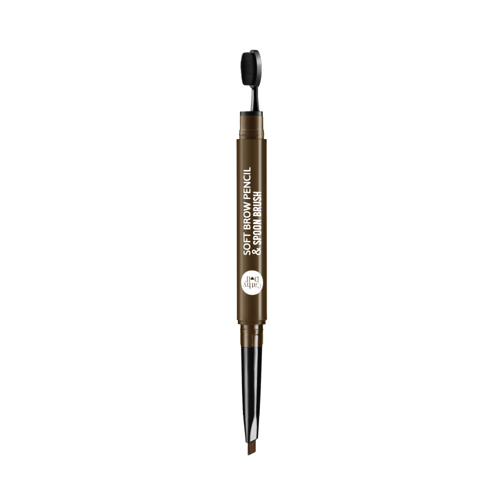 Bút Kẻ Chân Mày Cathy Doll Soft Brow Pencil &amp; Spoon Brush 0.28g