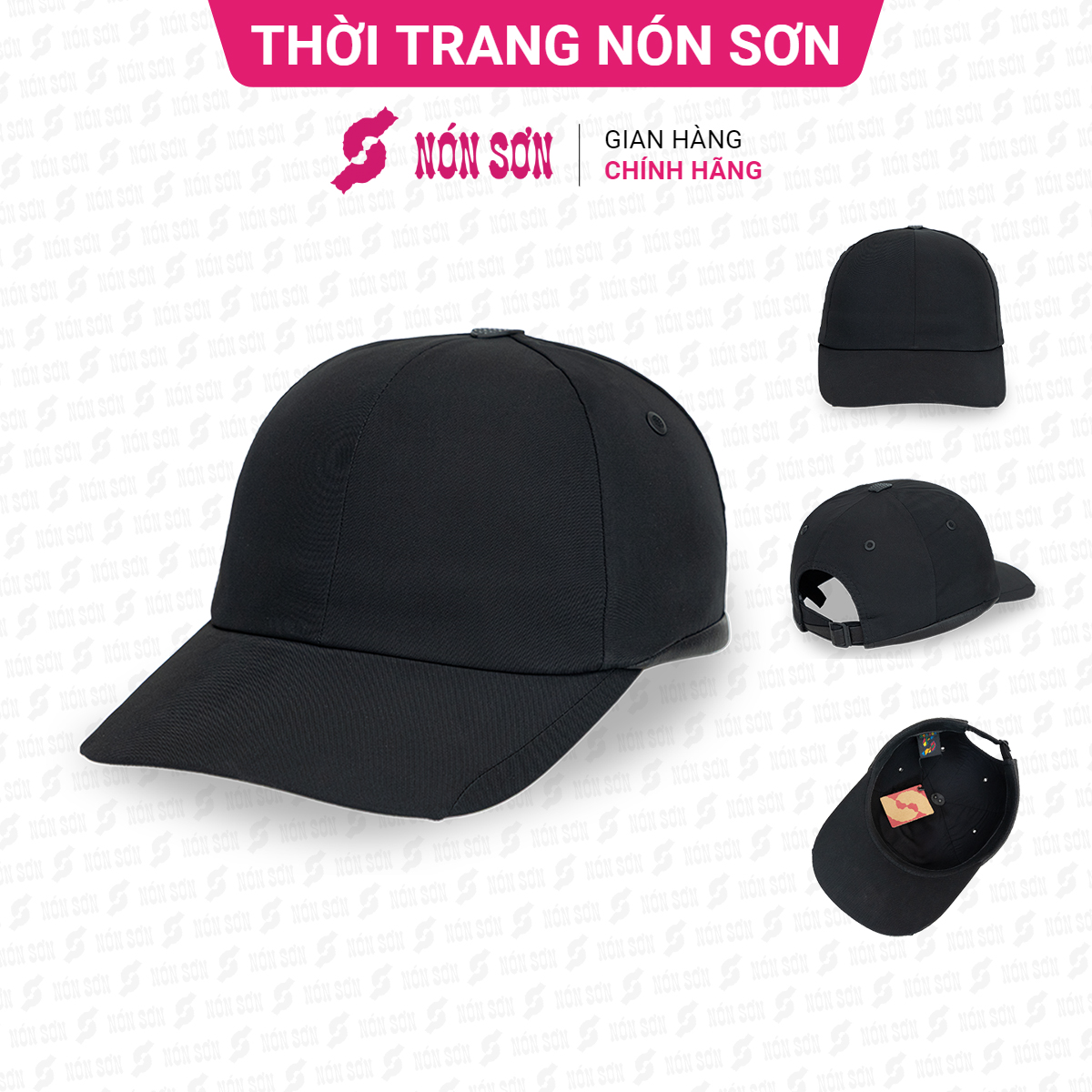 Mũ kết lưỡi trai nam nữ NÓN SƠN chính hãng MC226B-ĐN1