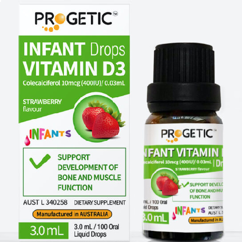 PROGETIC Infant Vitamin D3 Drops