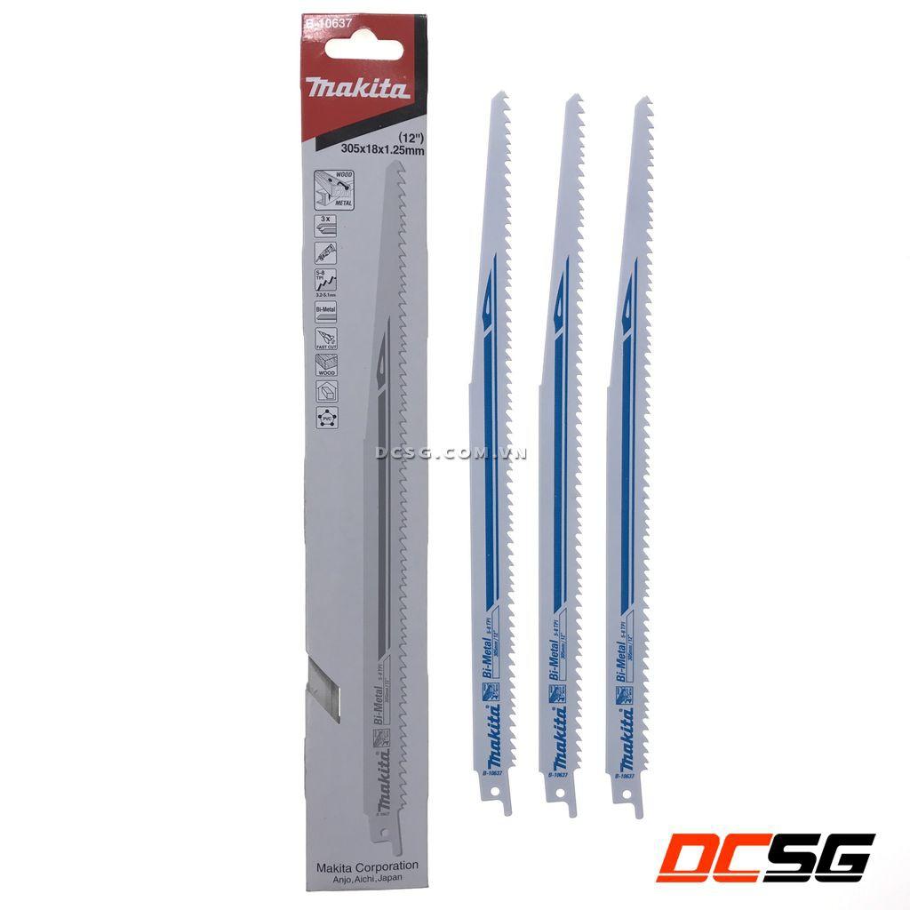 Lưỡi cưa kiếm cắt gỗ có đinh 305mm Makita B-10637 | DCSG