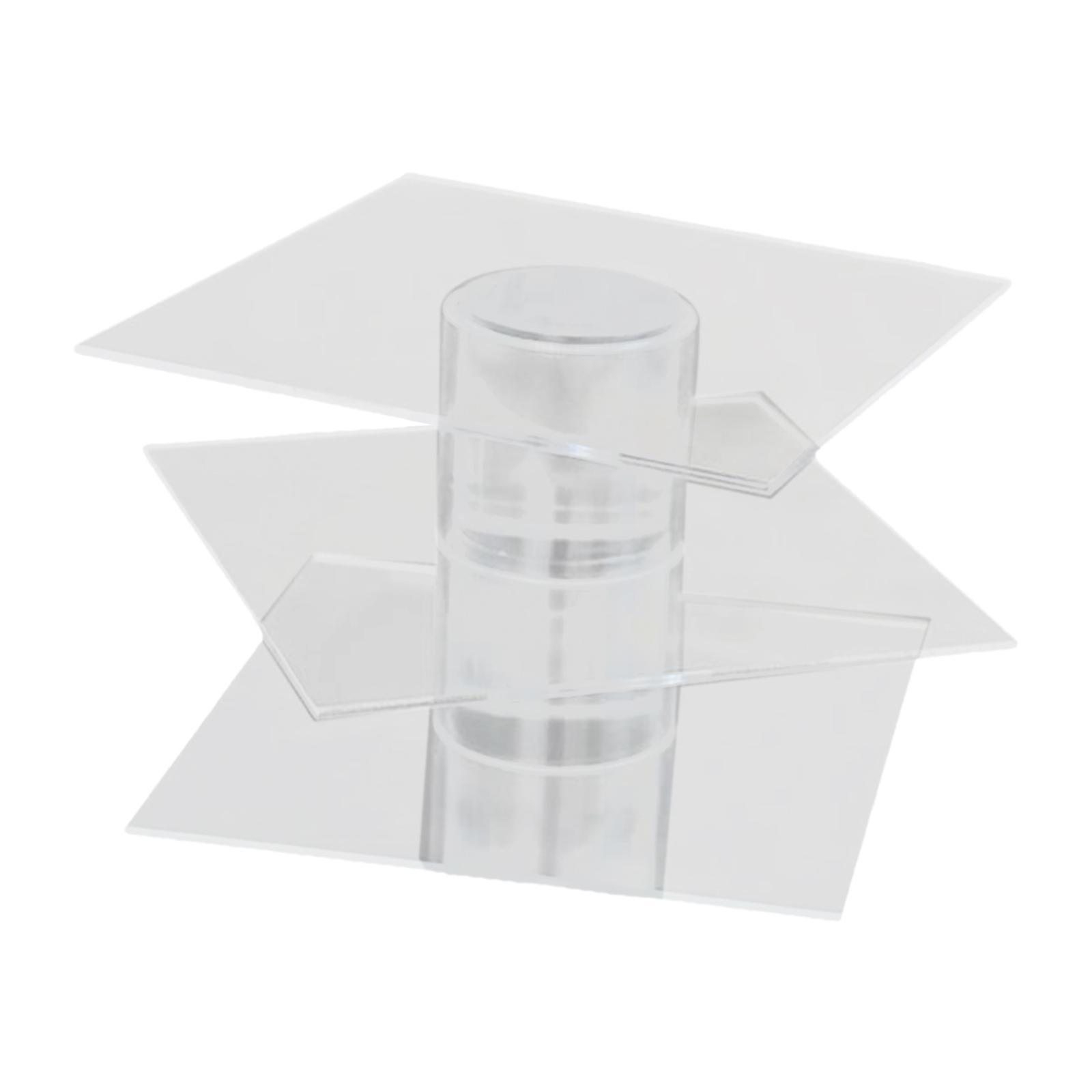 Acrylic Cake Stand 3 Tier Flower Organizer for Wedding Thanksgiving Birthday
