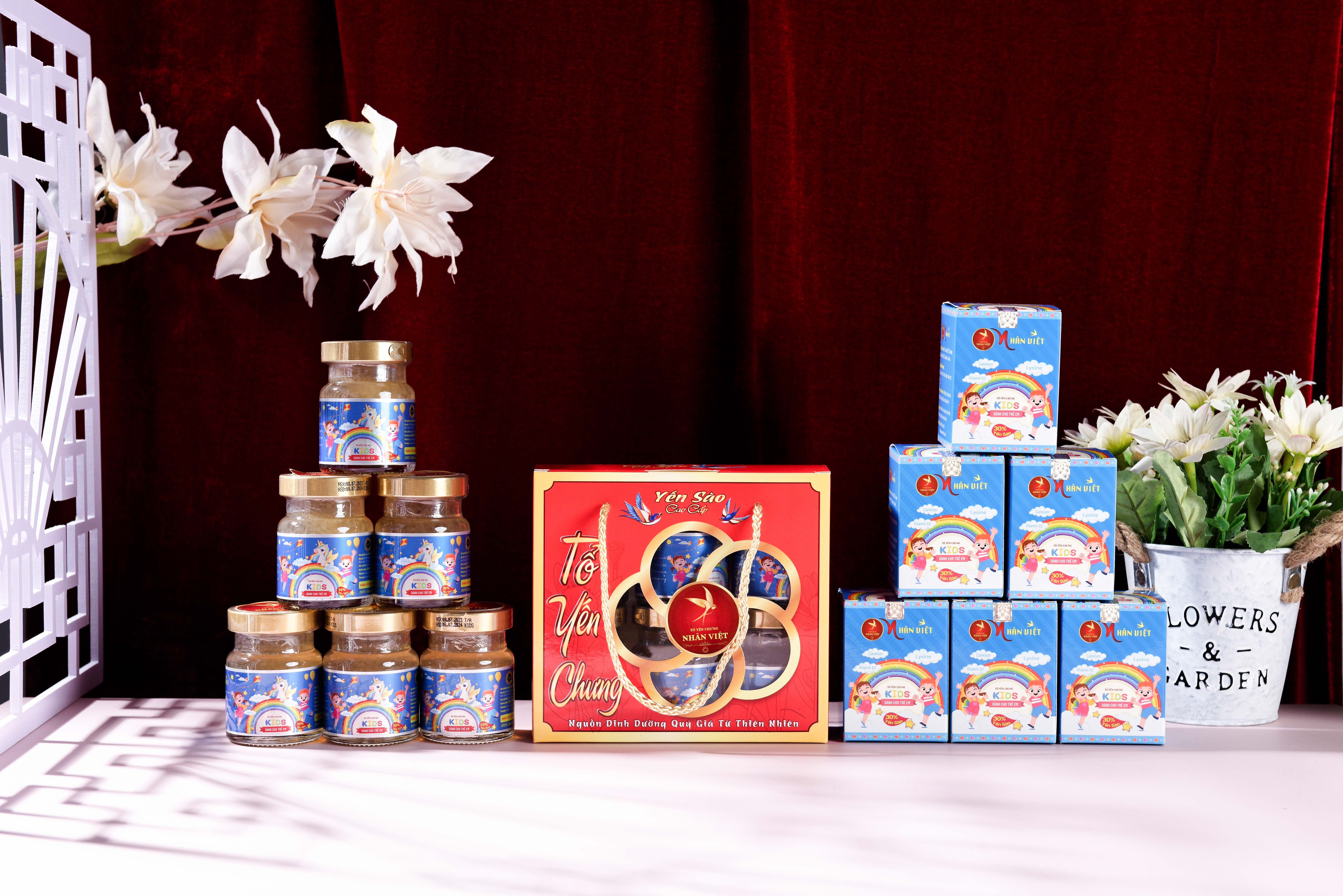Lốc 6 Hũ Yến Cho Bé Nhân Việt Kids 30% Yến Giúp Bé Ăn Ngon, Cao Lớn 70ml/Hũ