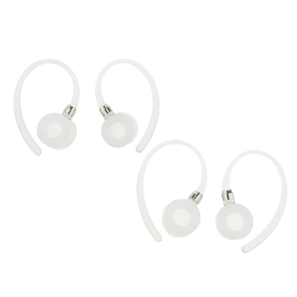 2x 2 Pairs Compatible for Earphone Cover Anti-Slip Silicone Soft Replacement