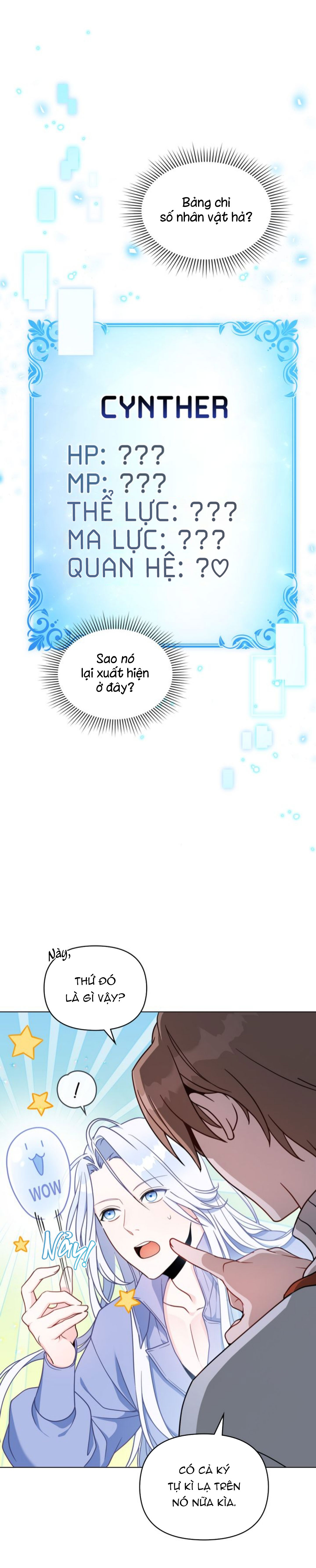 tôi có thể nhìn thấy thông số của cậu chapter 2 3