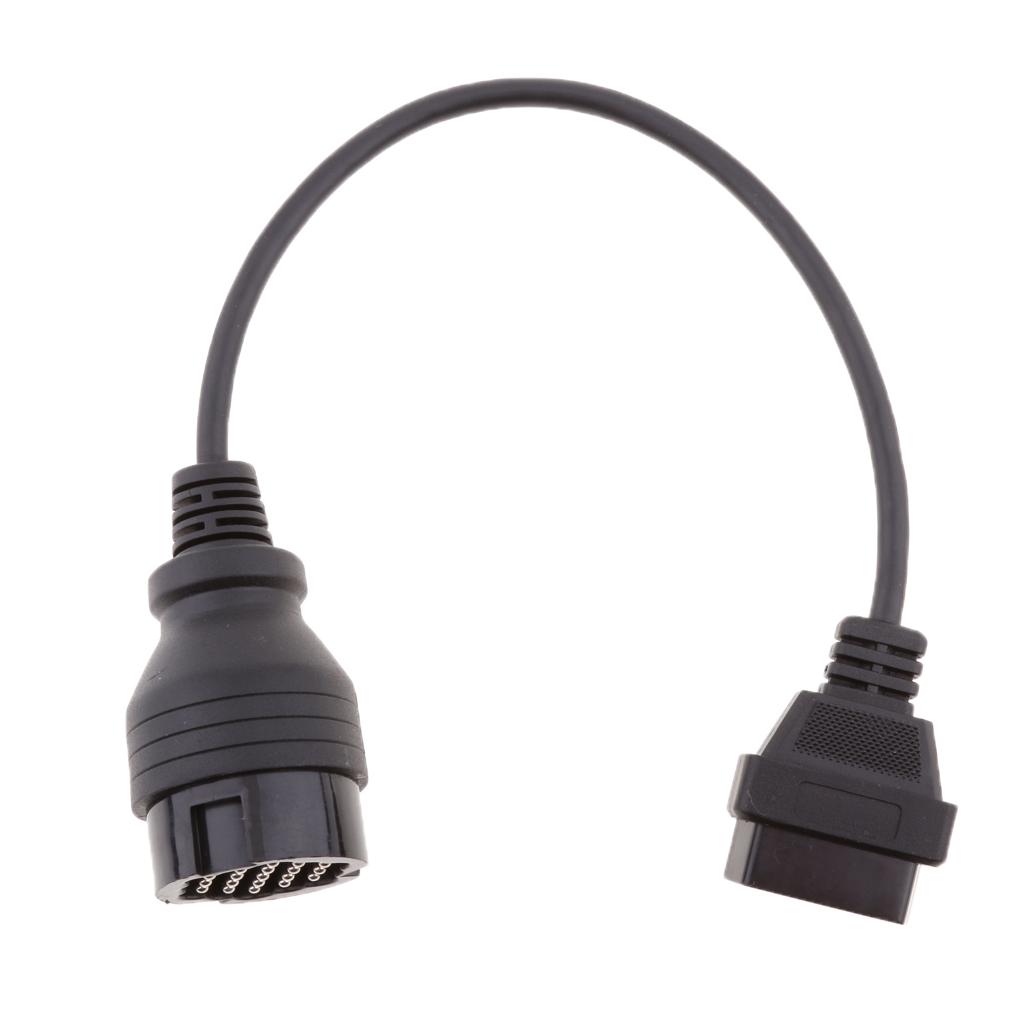 Car 19 Pin Male Pin OBDII Cable Adapter for