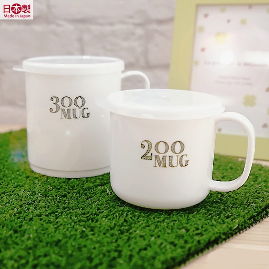 Cốc nhựa nắp mềm Nakaya 300ml R/B/W hàng nội địa Nhật Bản #K-519