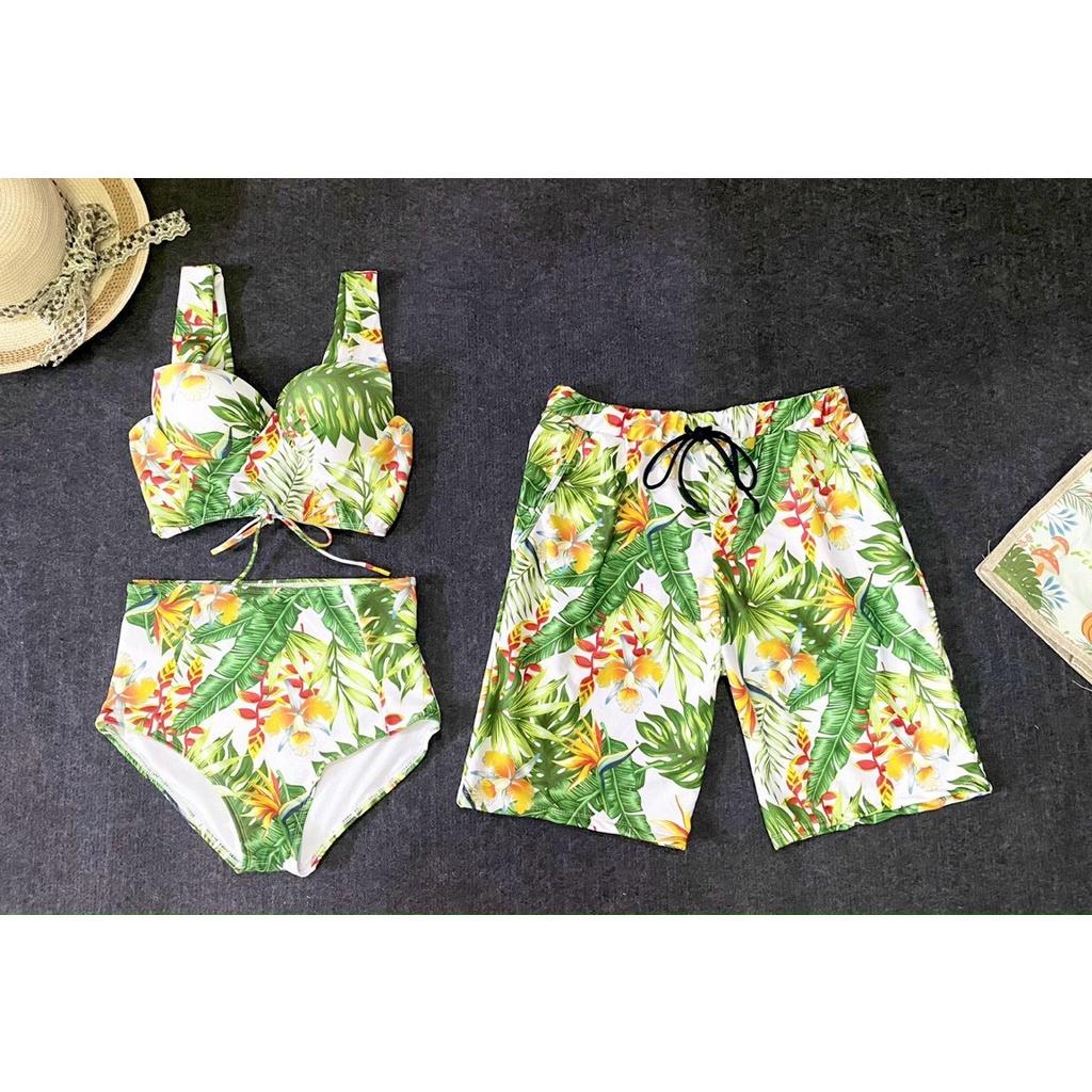 Đồ bơi cặp đôi nam nữ, BIKINI ĐÔI nam nữ Forever Couple Store