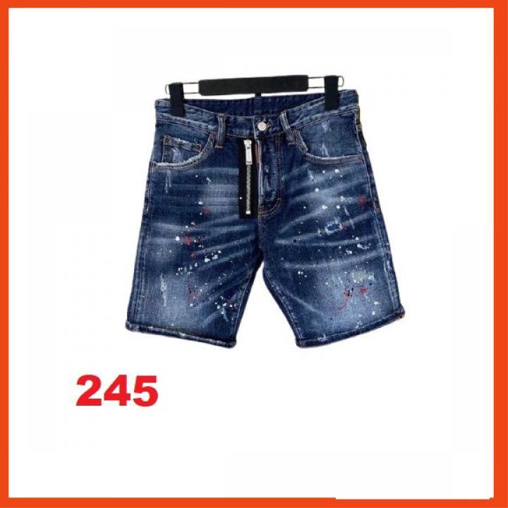 Quần short jean chất bò co giãn- quần lửng nam nhiều mẫu thời trang TINA ms245