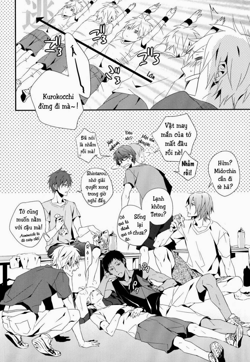 kuroko – tuyển thủ vô hình: color chart 1 chapter 1 9