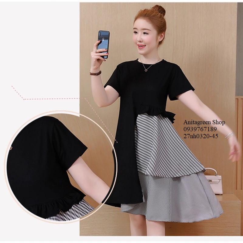 27nh0320-ĐẦM XÒE PHỐI CARO TẦNG s-6xl