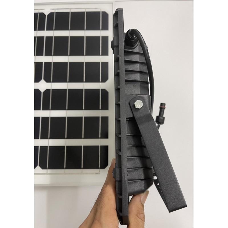 Đèn pha năng lượng mặt trời 100W tấm pin MONO cao cấp siêu sáng chuyên đèn công trình ngoài trời chống nước ip67