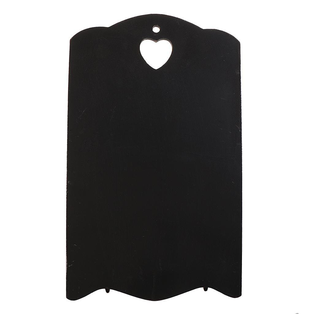 2X Wood Wall Mounted Mail Letter Organizer Key Rack Organizer Storage Holder