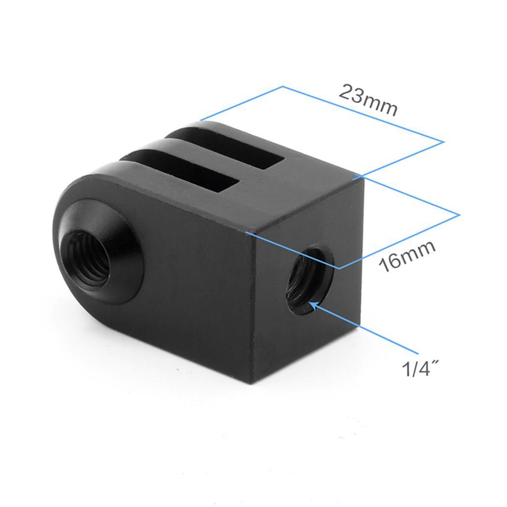 1/4" Tripod Screw Mount Camera Base Adapter for  5 4 3+ W/ Screw