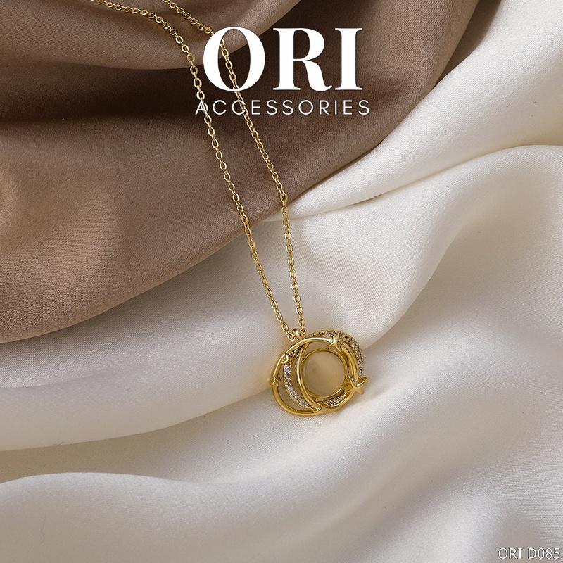 Dây chuyền nữ mặt đá Elijah độc đáo thời trang ORI ACCESSORIES D085