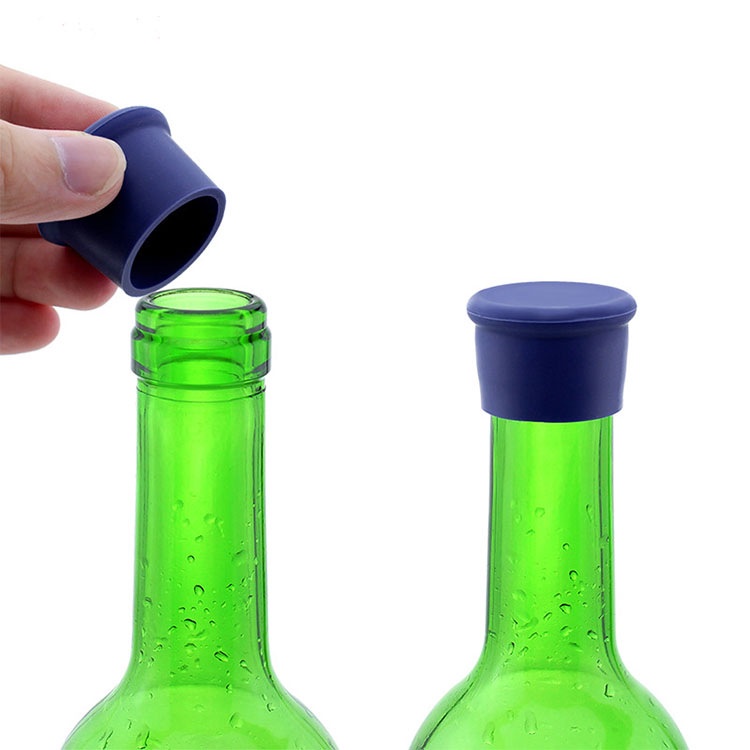 Nắp đậy chai rượu vang bằng silicone chuyên dụng tiện lợi cho quầy bar