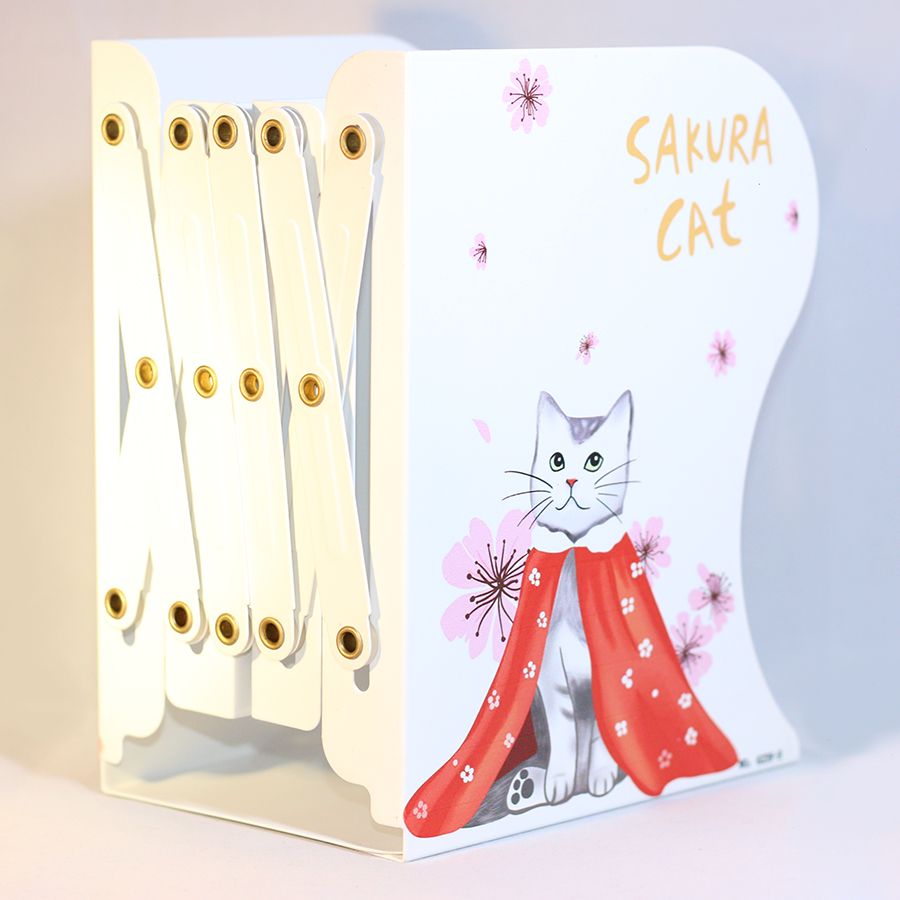 Kệ Chặn Sách Xếp - Sakura Cat - 6239