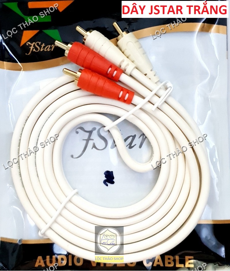 Cáp loa 4 đầu AV hoa sen dài 1.8M 3M 5M 10M CAO CẤP