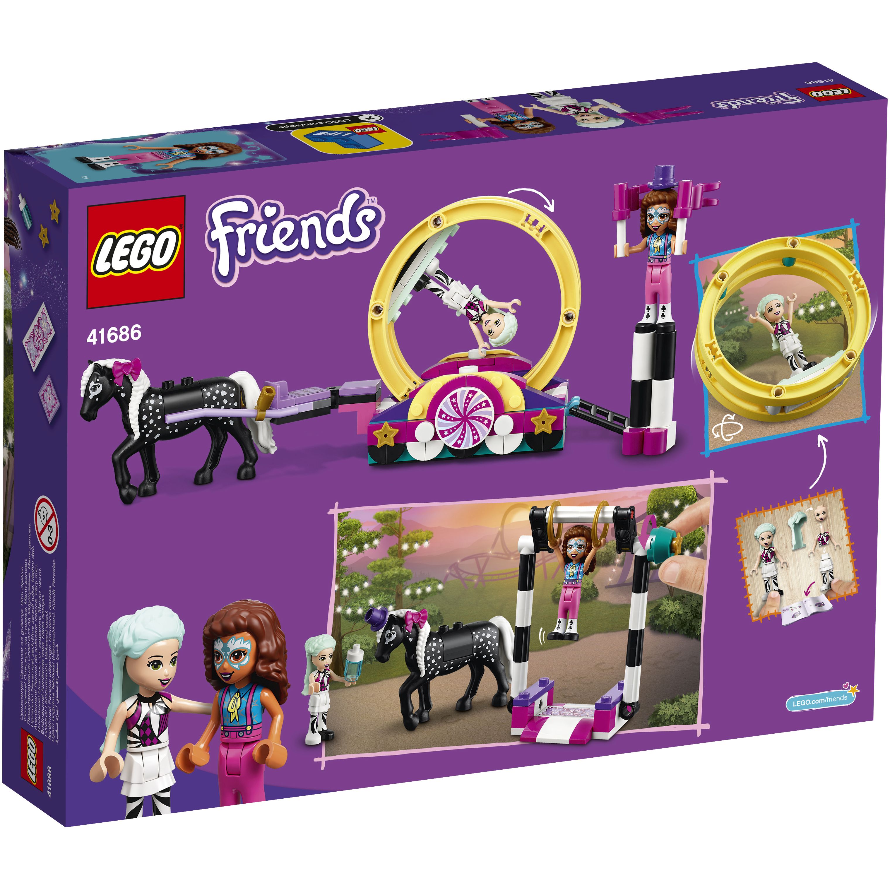 LEGO Friends 41686 Buổi biểu diễn ảo thuật nhào lộn