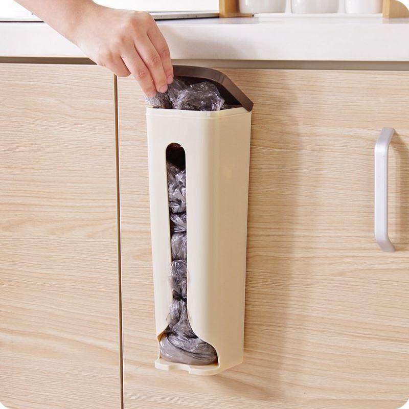 Hộp Nhựa Đựng Túi Nilon Dán Tường Nhà Bếp Nhà Vệ Sinh Tiện Lợi