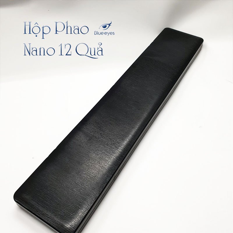 Hộp phao câu đài Nano 12 quả Blue eyes đầy đủ thông số, nhạy cá tín hiệu chuẩn PK16 hộp phao K