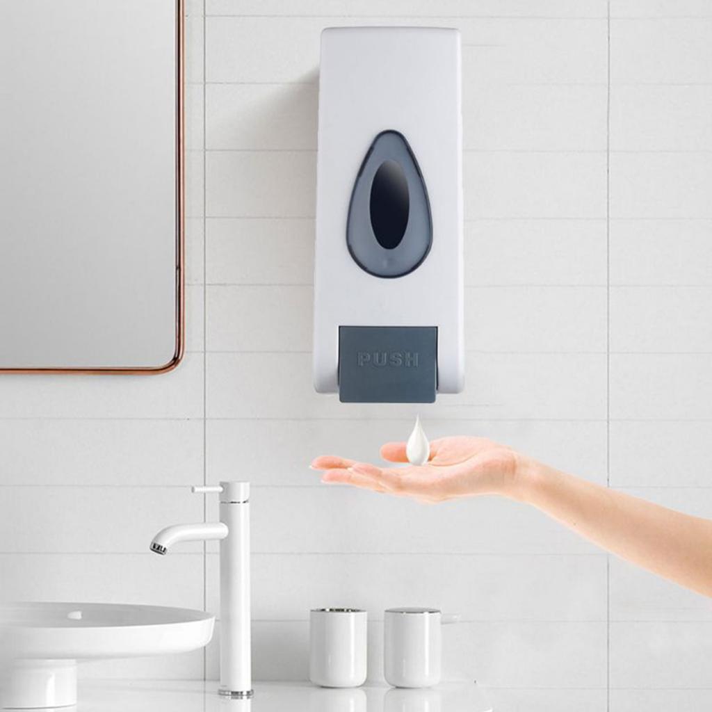 350ml Wall Mounted Soap Dispenser Liquid Shampoo Shower Gel Hand Dispenser