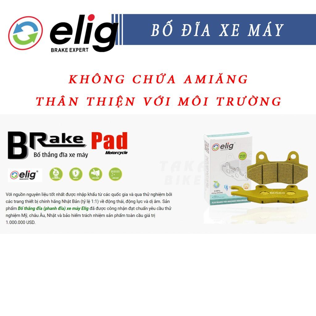 Bố thắng , má phanh thắng dĩa xe Excel 1 - Elig