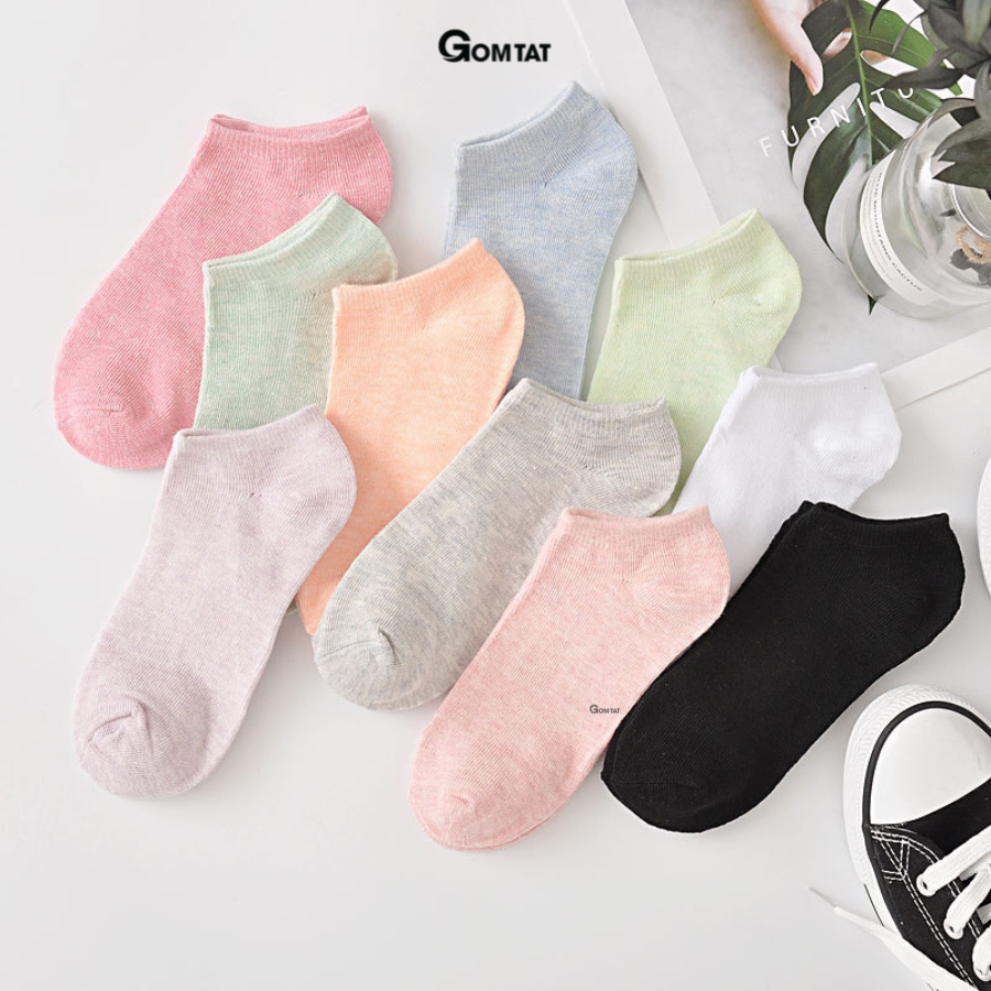 Set 5 đôi Tất Nữ Cổ Ngắn Hàn Quốc