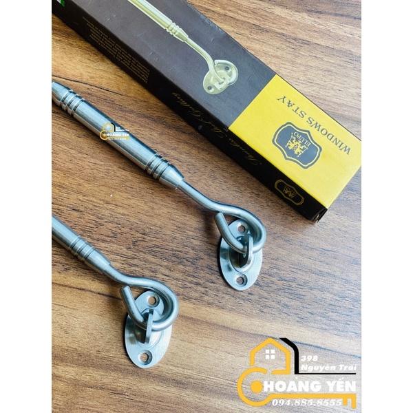 Móc gió cửa sổ inox 304, móc gió cửa đi chống gió va đập, chốt cửa cao cấp EL 15cm & 20cm