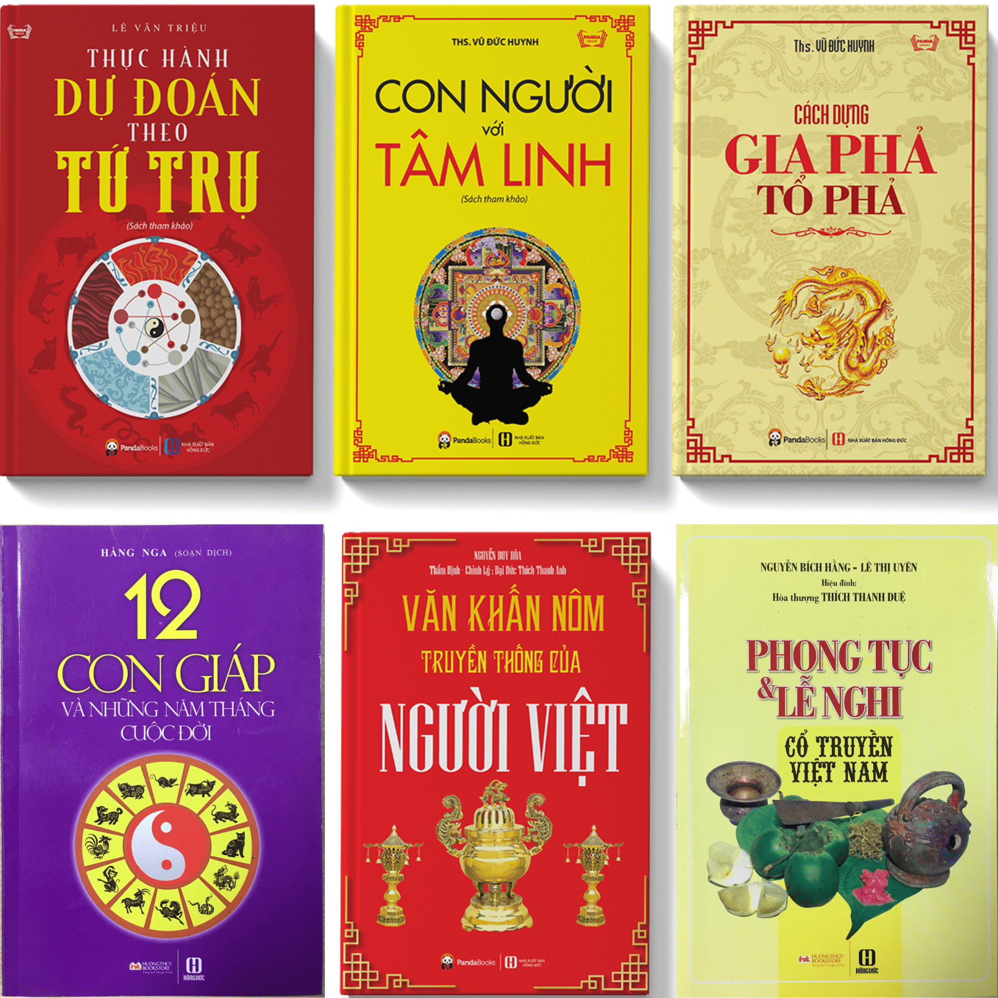 Combo 6 cuốn phong thủy, dự đoán,tâm linh, văn khấn,phong tục lễ nghi