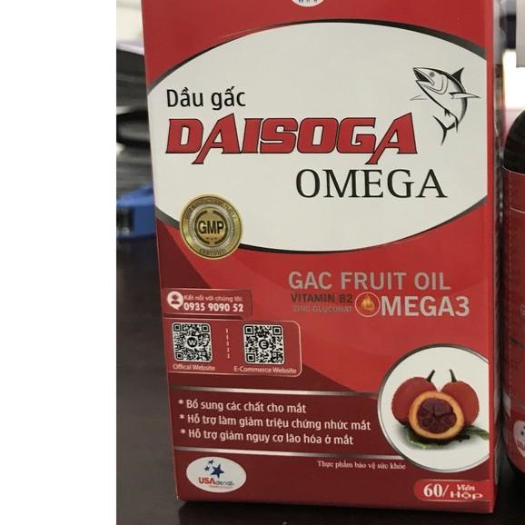 TPBVSK Viên dầu gấc Daisoga Omega Hộp 60 viên