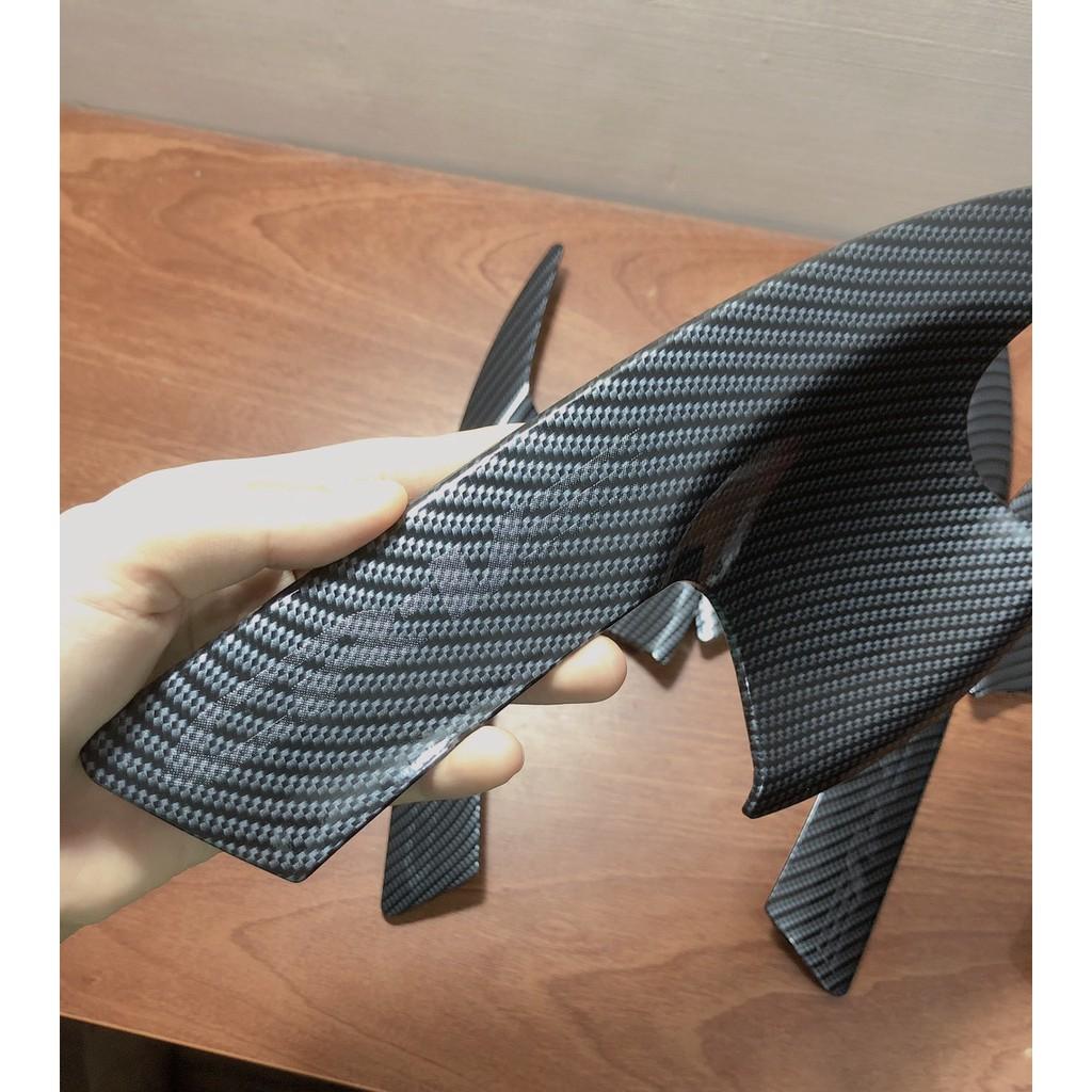 HONDA CRV 2018-2019-2020-2021, Ốp Hõm Cửa Xe Mẫu Cacbon 4 Chi Tiết