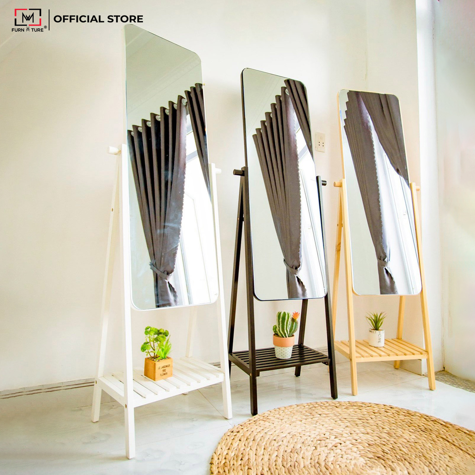 GƯƠNG SOI TRÀN VIỀN HÀN QUỐC - BORDERLESS A MIRROR SHELF