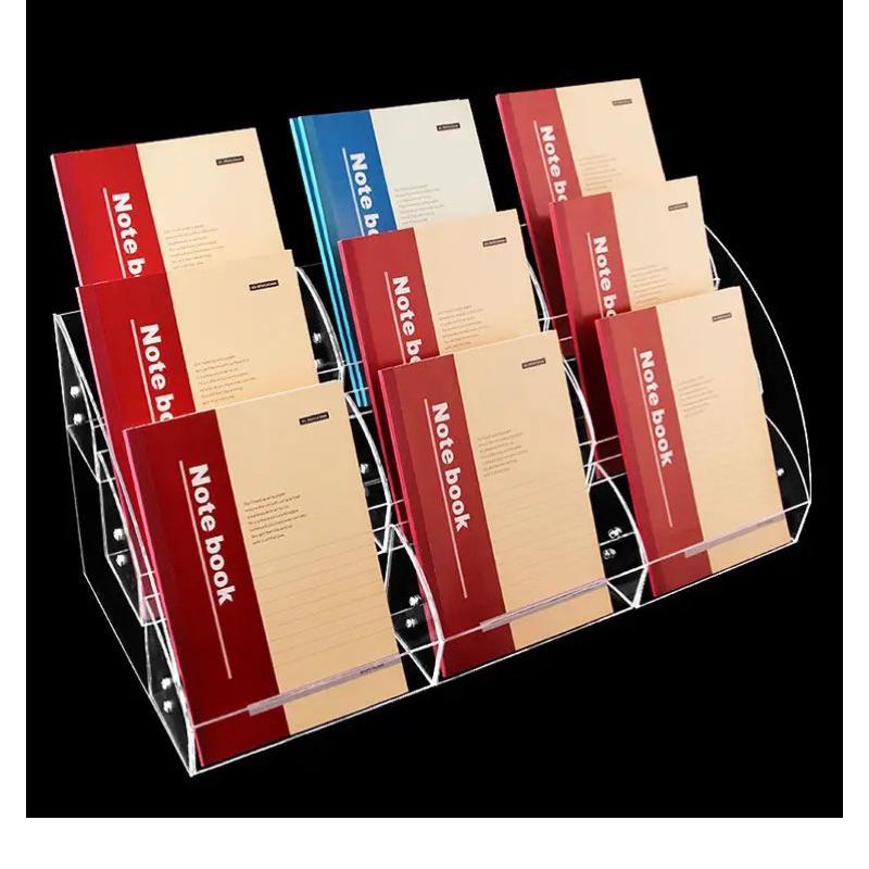 Kệ mica trưng bày sách, báo, tạp chí - 1 Ngăn