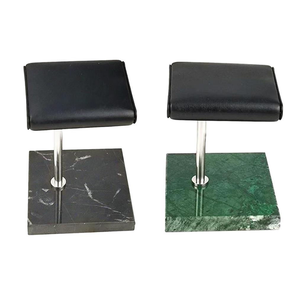 Black &amp; Green Marble Base Jewelry Bracelet Holder Watch Display Stands