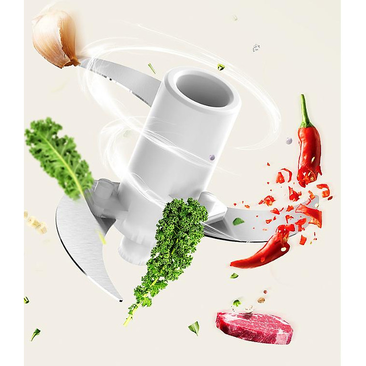 Máy Xay Tỏi Ớt, Sinh Tố Mini 350ml Máy Xay Thực Phẩm Trẻ Em Máy Xay Thịt Không Dây Đa Chức Năng