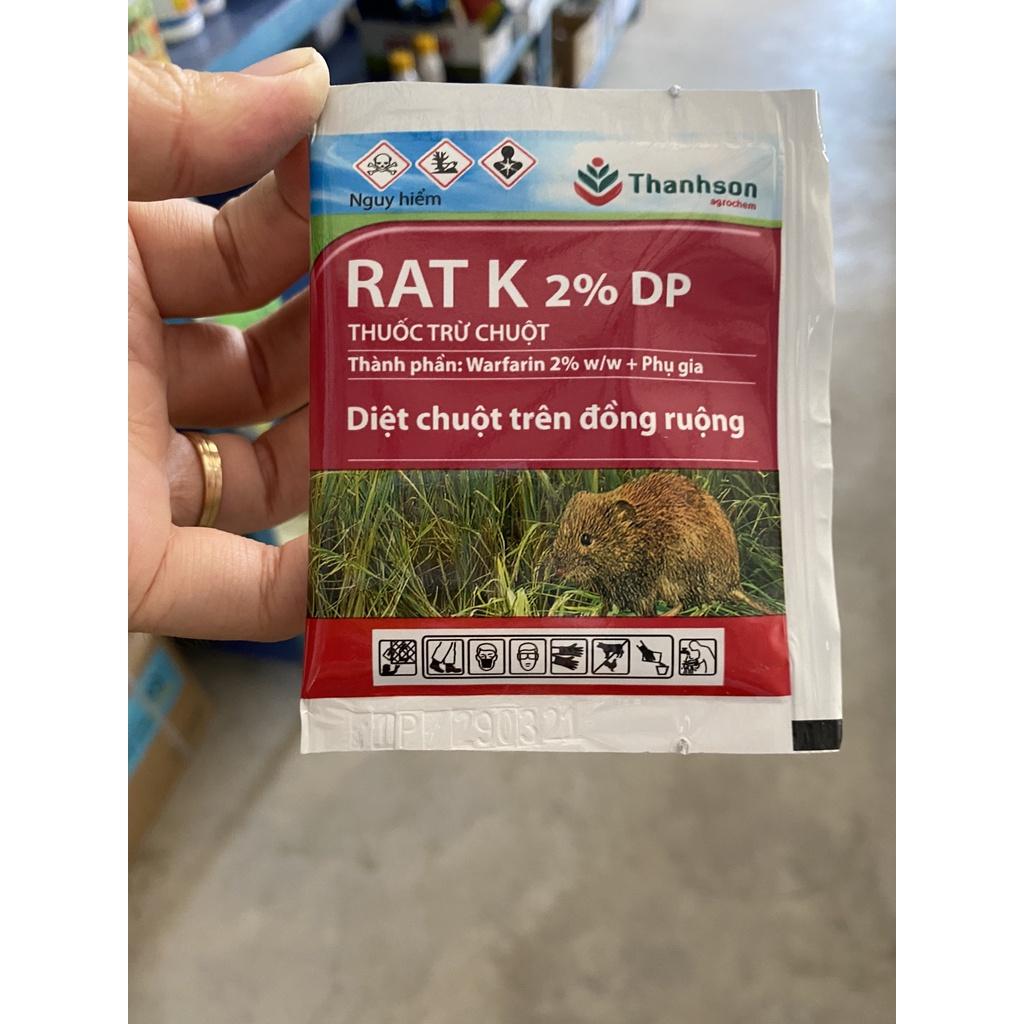 2 Gói thuốc diệt chuột RAT K 2% DP (10g)