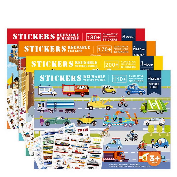 Reusable Sticker - sticker dán đi dán lại nhiều lần Mideer