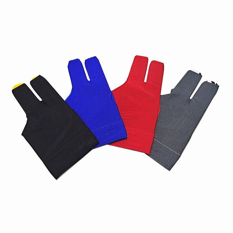 Three Finger Snooker Billiard Cue Glove Lycra Fabrics Embroidery Left Hand Open Pool Fitness Accessories Hot Sale Dropshipping