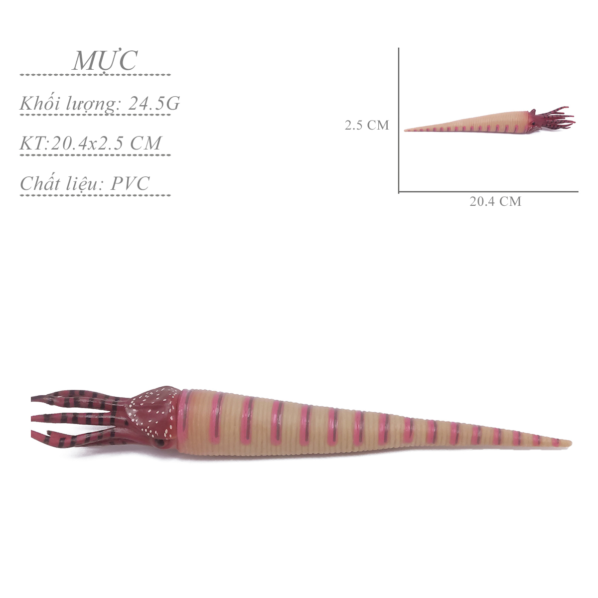 Bộ 6 đồ chơi sinh vật biển cổ đại, Tôm, Sam, Bạch tuộc, Bọ cạp biển khổng lồ mô hình giáo cụ dạy học cho bé