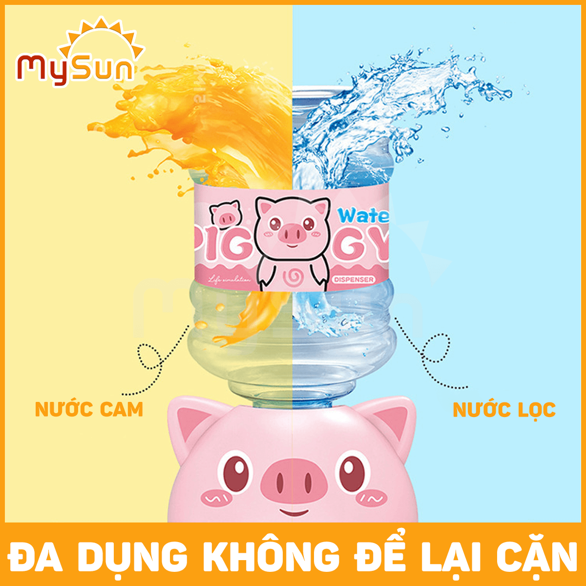 Đồ chơi bình nước mini cho bé cute dễ thương bằng nhựa giá rẻ MySun